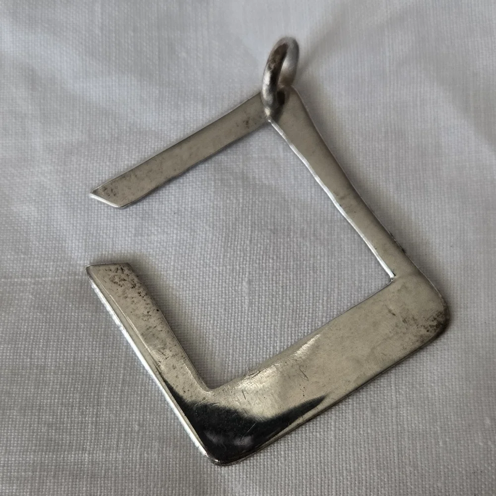 925 Silver Square Pendant